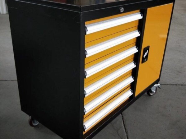 菏澤六抽一門(mén)工具柜，專利鋁合金把手，一柜用十年【天金岡】